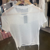 Denim Dreams Sheer Top
