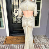 Academy Award Gold Dress