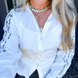 City Chic Signature Blouse - White