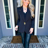The Ritz Padlock Blazer - Black