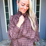 Autumn On Fifth Plaid Top