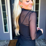 Nocturne Nights Sheer Detail Top