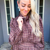 Autumn On Fifth Plaid Top