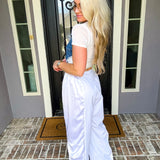 Luxe Motion Satin Joggers
