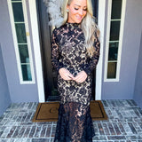Fall Romance Lace Dress