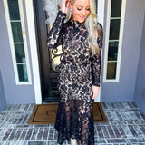 Fall Romance Lace Dress