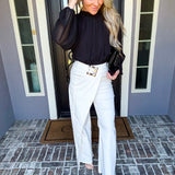 Luxury Affair Denim Skirt Pants
