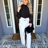 Luxury Affair Denim Skirt Pants
