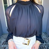 Fall In Love Cold Shoulder Top