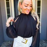 Fall In Love Cold Shoulder Top