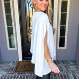 Art Of Elegance Asymmetric Cape Top