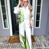 Tropic Muse Palm Pants
