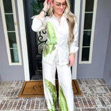 Tropic Muse Palm Pants