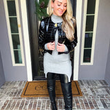 Savage Elegance Crocodile Jacket