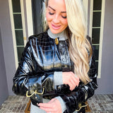 Savage Elegance Crocodile Jacket