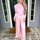 Paris Socialite Pink Trousers