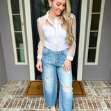 The Hot Girl Errands Distressed Jeans
