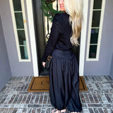 Penthouse High Fashion Harem Pants - Black