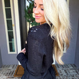 Rich Behavior Sequin Cardigan