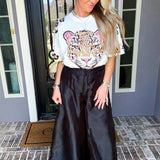 Luxe Leopard Jeweled Top
