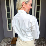 Espresso & Ambition Gold Detail Gold Blouse