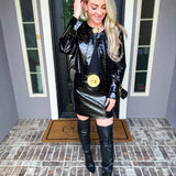 Savage Elegance Crocodile Skirt