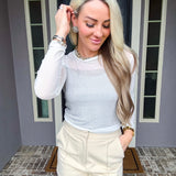 Urban Glimmer Top - White
