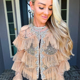 House Of Glamour Jeweled Top