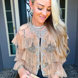 House Of Glamour Jeweled Top