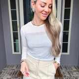 Urban Glimmer Top - White