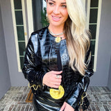 Savage Elegance Crocodile Jacket