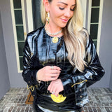 Savage Elegance Crocodile Jacket