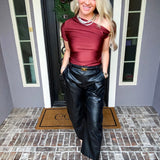 Jewel Of The Nile Off Shoulder Top - Mauve