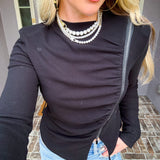 Street Siren Zipper Top