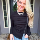 Street Siren Zipper Top