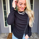 Street Siren Zipper Top