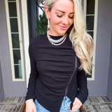 Street Siren Zipper Top