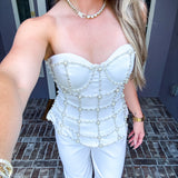 Shanghai Nights White Trousers