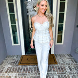 Shanghai Nights White Trousers