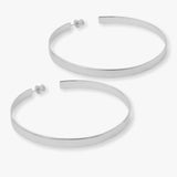 Atlas Hoops 3" - Silver