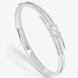 She's On Point Lasso Cuff - Silver