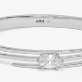 She's On Point Lasso Cuff - Silver
