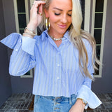 Urban Boyfriend Cropped Button Up