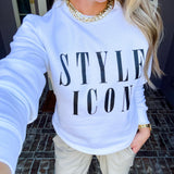 Style Icon Sweatshirt - White