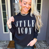 Style Icon Sweatshirt - Black