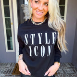 Style Icon Sweatshirt - Black