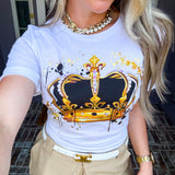 Golden Crown Queen Tee