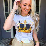 Golden Crown Queen Tee
