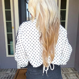 Playful Polka Dot Jacket