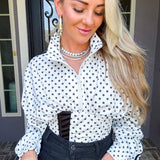 Playful Polka Dot Jacket